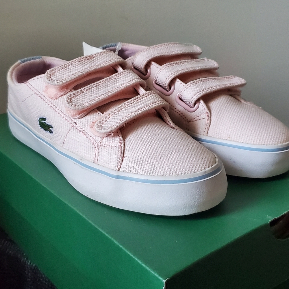 LACOSTE Girl  Shoes Sneakers  Sz 13.5